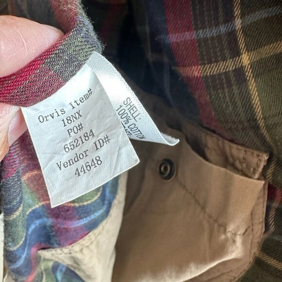 ORVIS Newsland Field Coat Hunting Jacket 18NX Brown Beige Large L - Picture 11 of 14